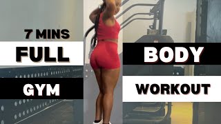 7 MIN TOTAL BODY CALORIE BURN WORKOUT! WITH EQUIPMENT!
