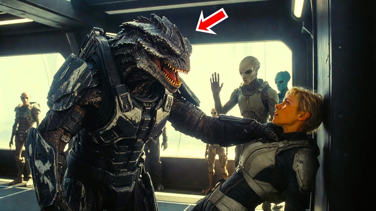 The Strongest Alien Tried to Humiliate a Human Girl… He Didn’t Know She Survived a War