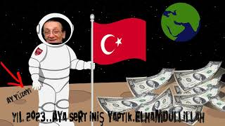 Türk Astronot  Niyazi Aya Sert İniş Yaptı Elhamdülillah İniş Takımlarına Allah Zeval Vermesin