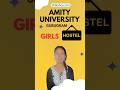 Hostel Life at Amity Gurugram 💕 Girls Hostel Tour &amp; Facilities #lcc #shorts @amityuni