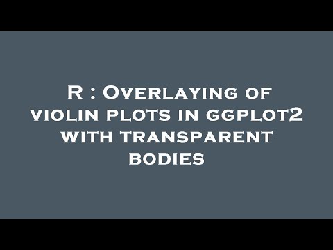 R : Overlaying of violin plots in ggplot2 with transparent bodies