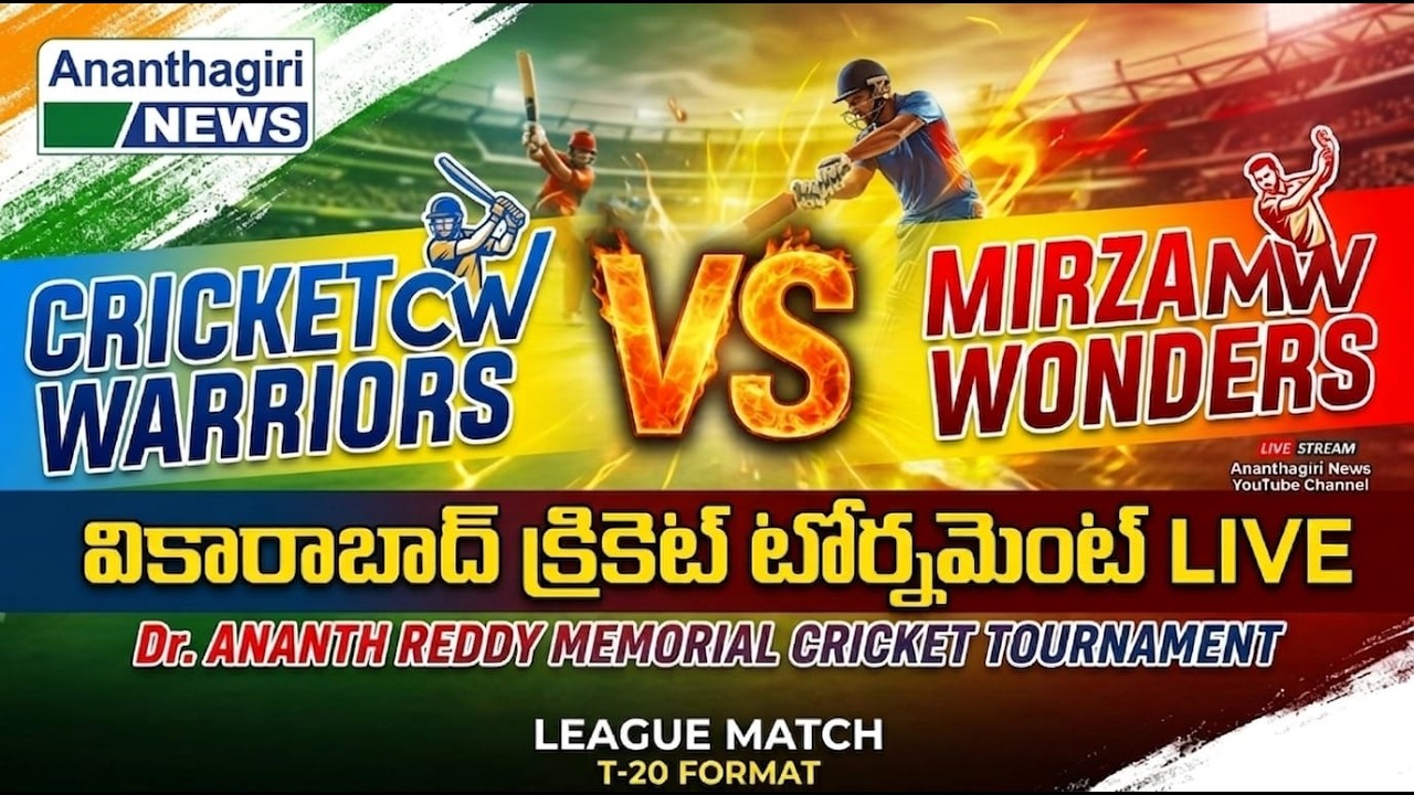 CRICKET WARRIORS V/s MIRZA WONDERS / Match 9 | Dr. Ananth Reddy ...