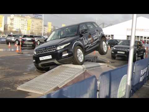 Новый Range Rover Evoque - диагональное вывешивание