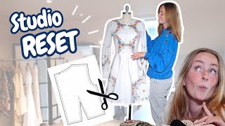 A much needed sewing studio reset + my next BIG project!