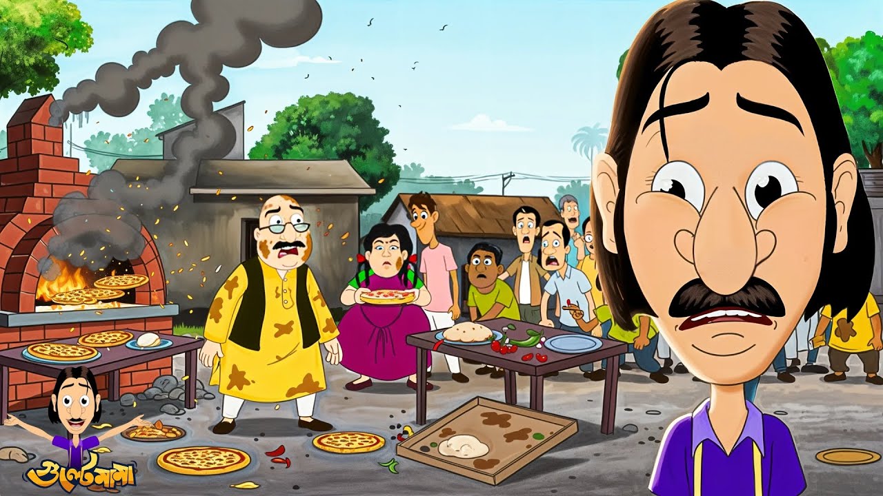 গুল্টেমামার পিজ্জা অ্যাডভেঞ্চার 🍕 | Gultemama’s Funny Pizza Adventure Begins! | Gultemama Episodes