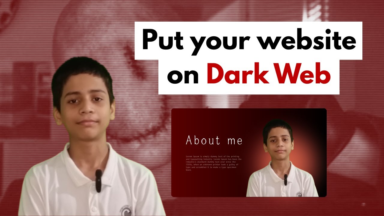Publish your Website on the Dark Web