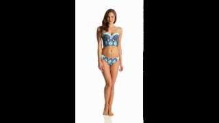 Kenneth Cole Reaction Coastal Escapade Sash Tab Bikini Bottom | SwimOutlet.com