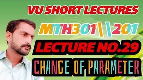 MTH201\\301lecture29||@IrFaN.19||Vu Short lecture29