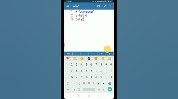 How to Delete Character from String in Python | How to Delete an item from List in Python | #shorts