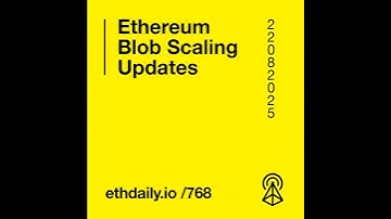 Ethereum Blob Scaling Updates