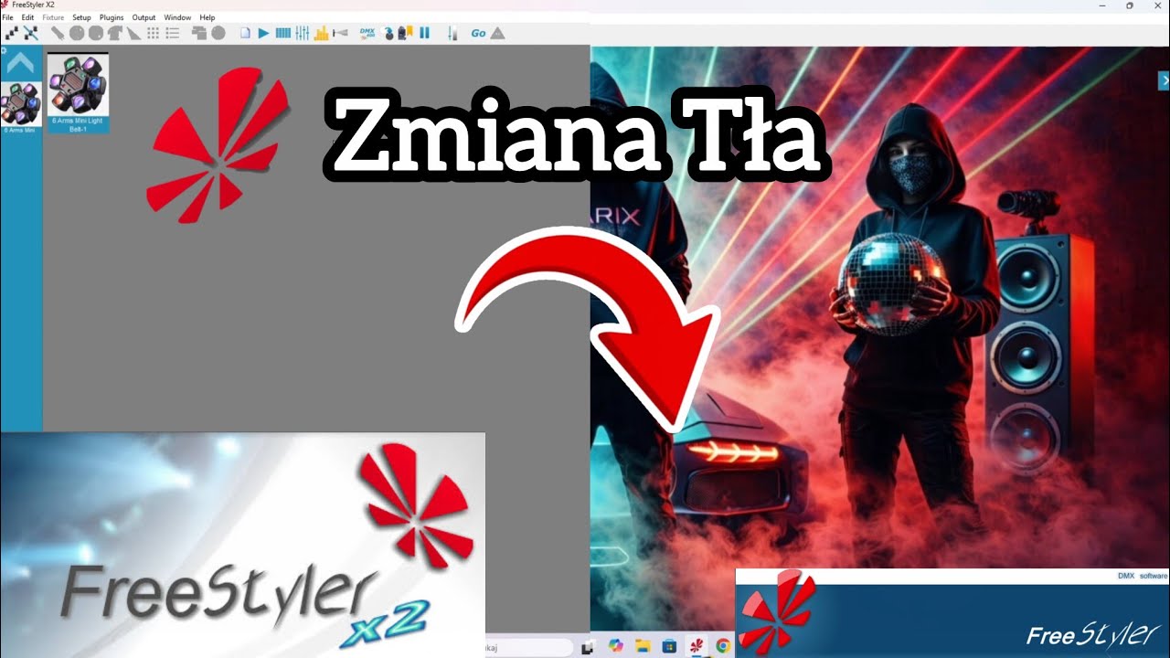 Zmiana tła FreeStyler Background Wallpaper. Zmiana grafik FreeStyler. #freestylerl 