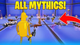 OG MYTHIC ITEMS in Fortnite Creative MAP CODE! (Vaulted Items)