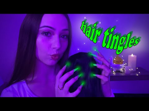 ASMR Scalp Scratching + Hair Brushing ☆💆‍♀️ elite tascam sounds ☆