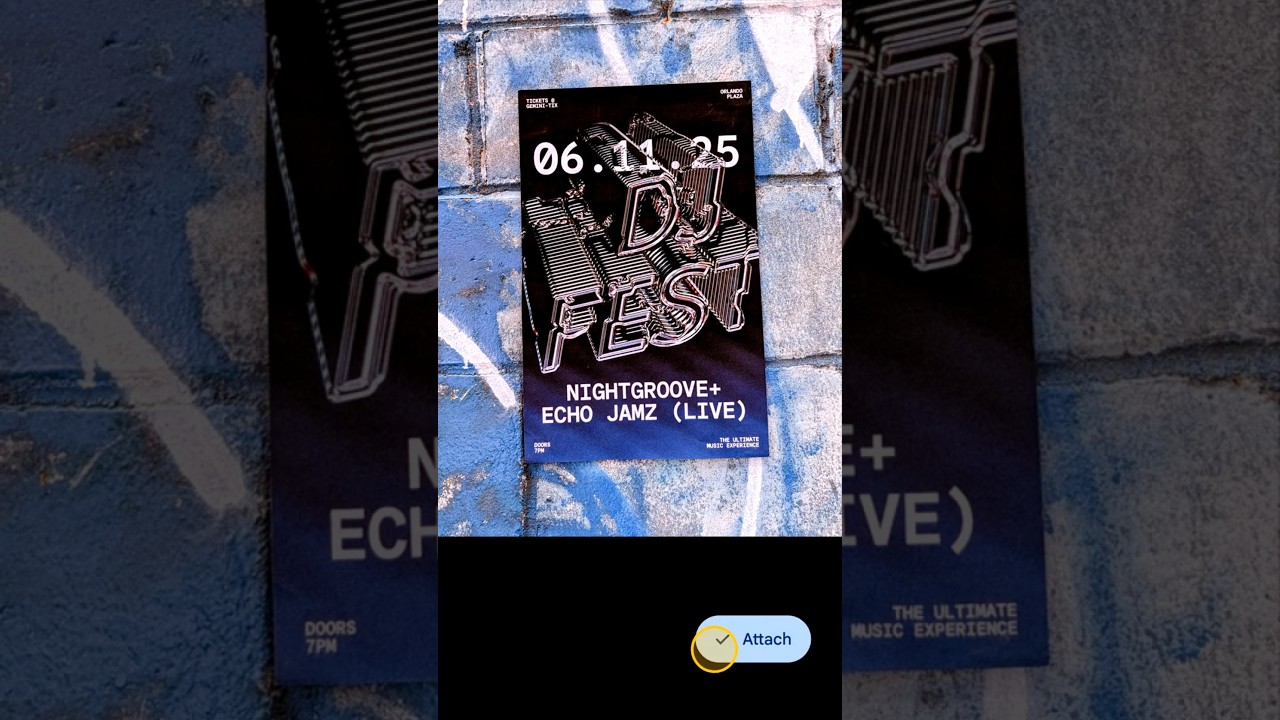 From street flyer to calendar event, lock it in instantly with a little help from Gemini 📅