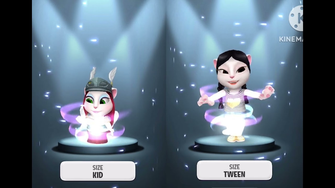 My Talking Angela LEVEL 15 VS LEVEL 20 Android Gameplay HD