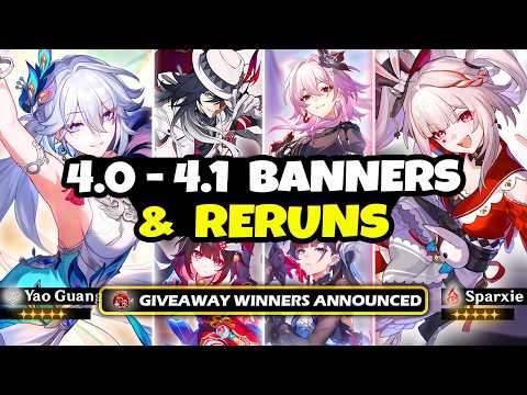 NEW UPDATE CHARACTER BANNER ROADMAP FOR 4 0 4 1 Silverwolf Pearl Sparxie Honkai Star Rail 