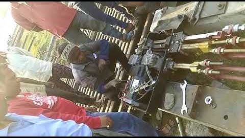 TWS point pre-workout to install for high speed train in Indian Railways 🏭⚒️⚙️🚂