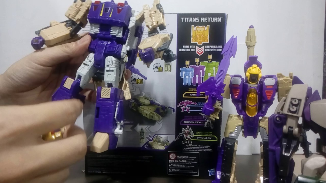 Titans Return Blitzwing Unboxing & Transforming (Blind)