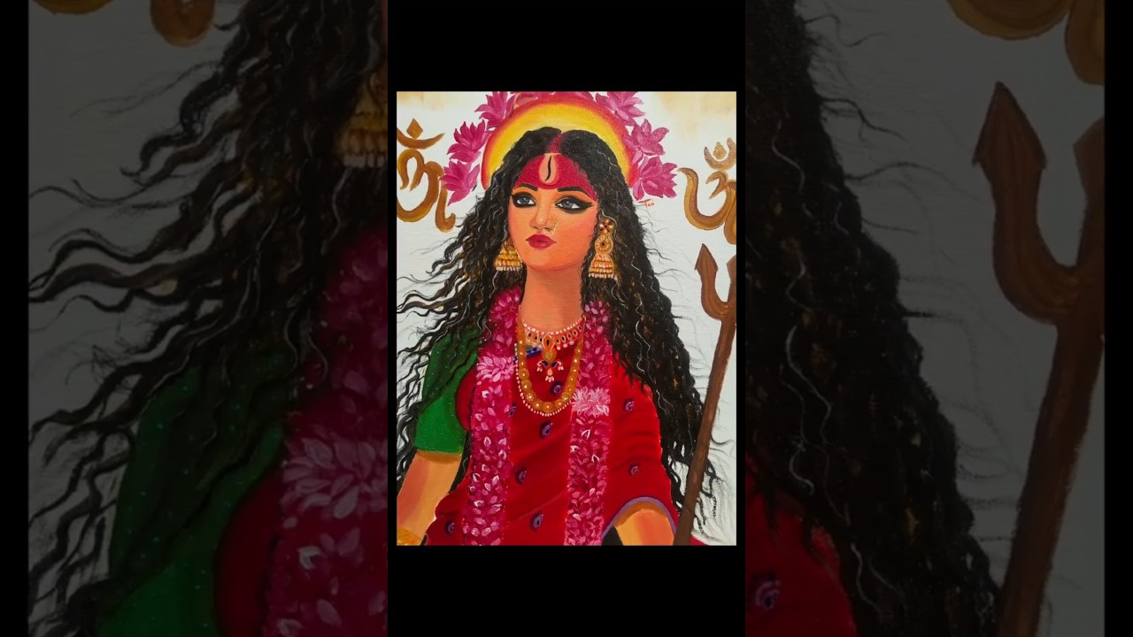 Maa durga painting 