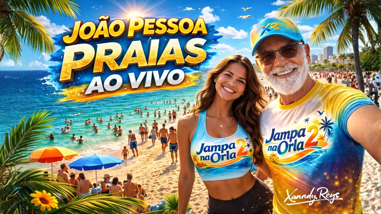 👉 JOÃO PESSOA PRAIAS AGORA 😳🔥 | Pé na Areia! 🌊 | LIVE BEACHES RIGHT NOW 😎