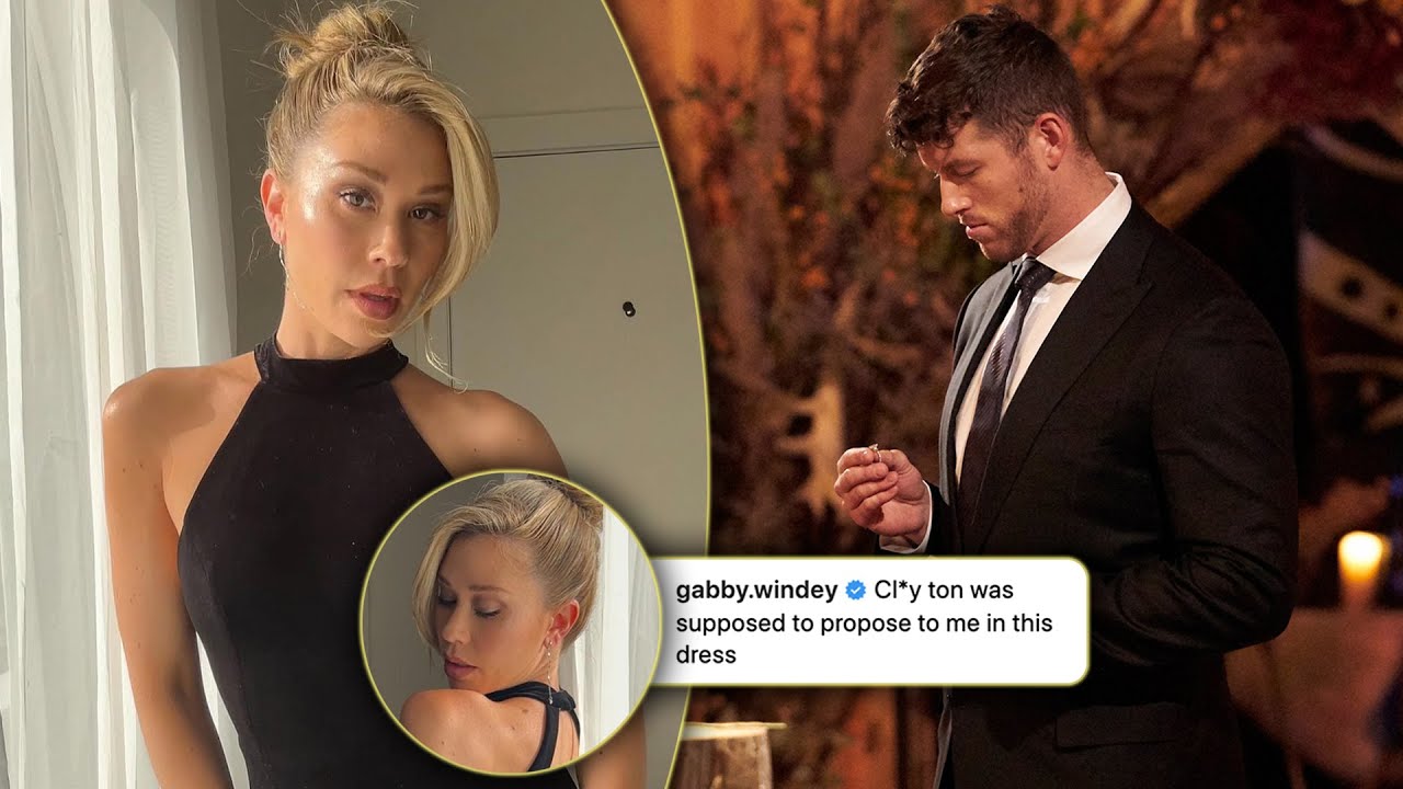 Bachelorette Gabby Windey REVEALS The Clayton Proposal Dress She Never Got To Wear!