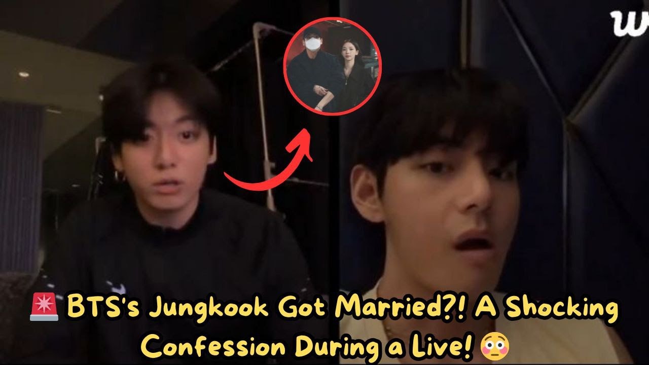 🚨 Шокирующее признание Чонгука о браке! Тэхён и АРМИ в шоке в прямом эфире Weverse!