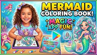 Mermaid Coloring Book for Kids 🧜‍♀️ | Fun Drawing & Coloring Game for Toddlers and Girls screenshot 3