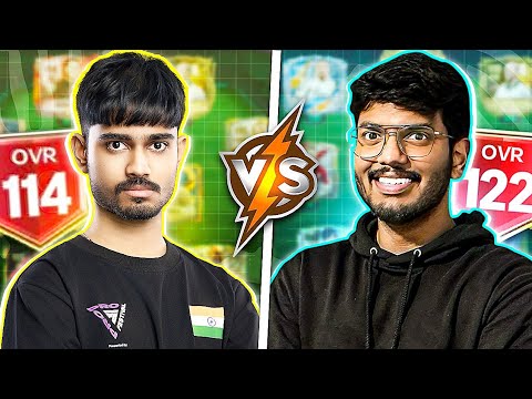 I Tried to Beat Rk Reddy's 122 Ovr Squad With My 114 Ovr F2P Account & This Happened - FC MOBILE