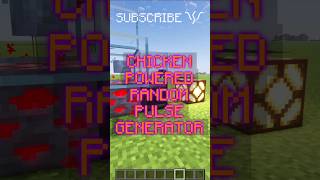 Make a RANDOM PULSE GENERATOR powered by CHICKEN!? | Redstone with PsiVolt #minecraft #redstone