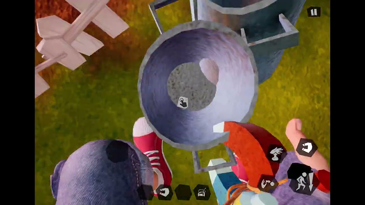 Hello neighbor mobile act 1 and 3 flying glitch 