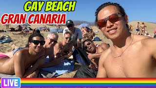 Live Dari Beach Gran Canaria Pantai Telanjang Wisata Spanyol