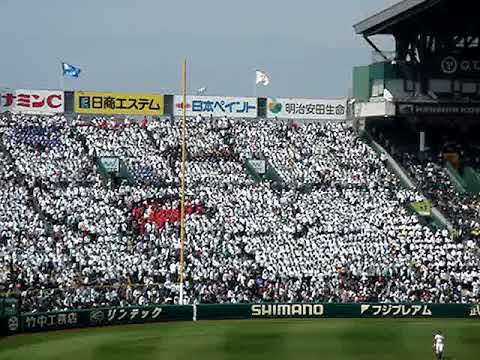 2018　センバツ　１回表　乙訓高校のアルプス応援　2018.3.28　ブラバン　甲子園