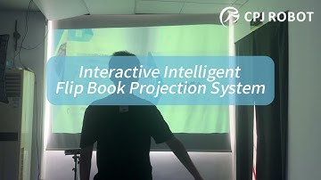 CPJ ROBOT PoE LiDAR Interactive Intelligent Flip Book Projection System