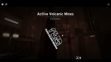 Flood Escape Mission - Active Volcanic Mines (Extreme)
