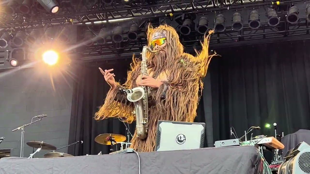 Saxsquatch 'Squatchology' at Summerfest in Milwaukee, WI USA - 7.5