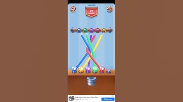 Tangle Fun 3D Puzzle Game level 121 Solved