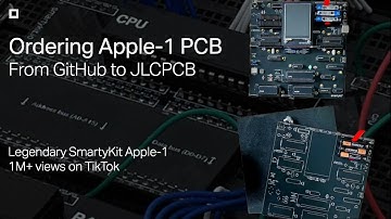 Ordering Apple-1 computer PCB: from GitHub to JLCPCB
