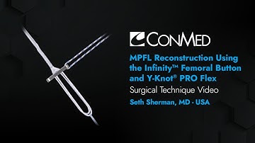 Dr. Seth Sherman - MPFL Reconstruction Using the Infinity™ Femoral Button and Y-Knot® PRO Flex