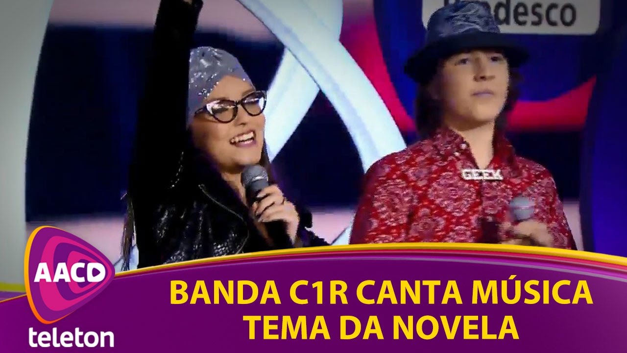 Teleton 2016 - Banda C1R canta música tema da novela