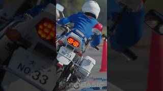 Female Slalom Master Police Motorcycle Rodeo Gymkhana Honda CB1300  Flawless Maneuver Aichi332024