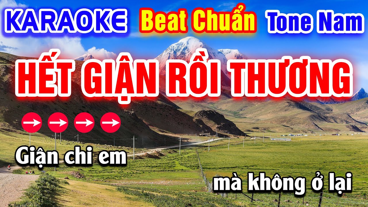 Hết Giận Rồi Thương Karaoke Beat Chuẩn Tone Nam - Hà My Karaoke - YouTube
