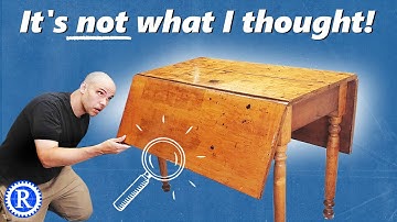 Furniture Forensics with a 19th Century Table