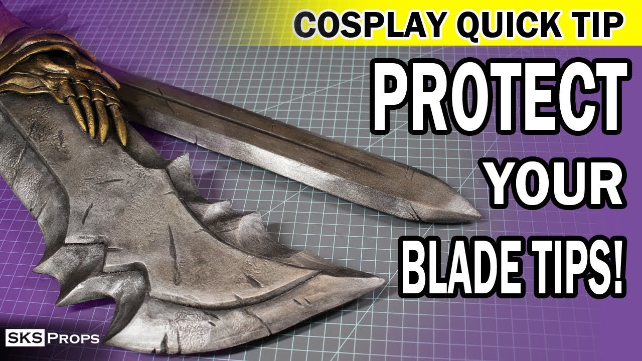 How to Protect The Tips of your Cosplay Foam Weapons using Superglue -  YouTube