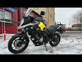 Suzuki V-Strom 650, первый въезд 2023