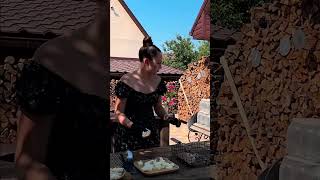 Big Bites By The Campfire   Fun Rustic Cooking Outdoors Part 4 #Cooking #Asmr #Garden  #Food