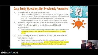 EDL 854 Module 12 Case Study Part 2 Jack Sampel