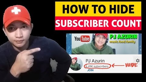 HOW TO HIDE SUBSCRIBER COUNT OF YOUR YOUTUBE CHANNEL 2020
