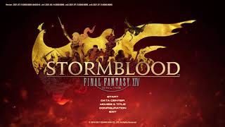 Final Fantasy XIV Stormblood Main Menu