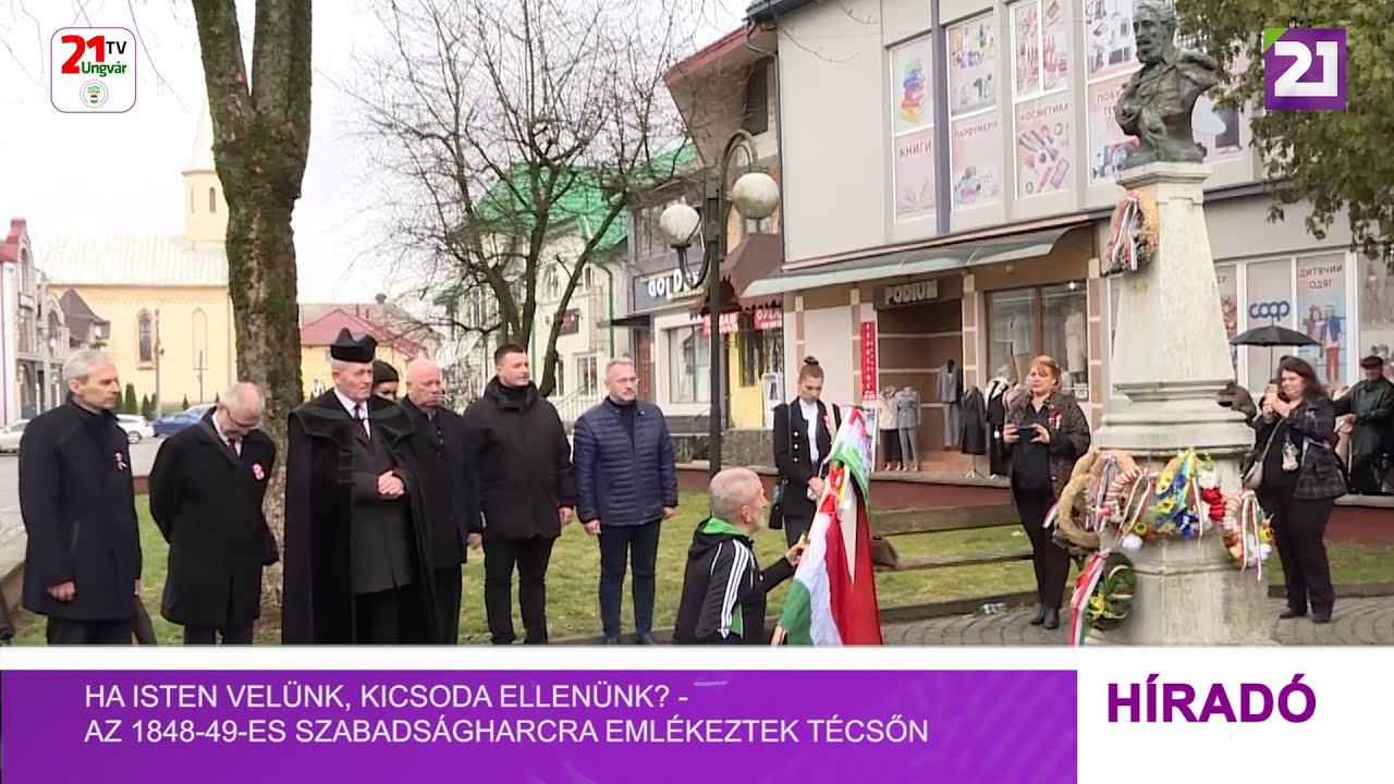 Ha Isten velünk, kicsoda ellenünk? - az 1848-49-es szabadságharcra emlékeztek Técsőn