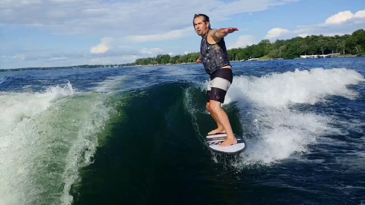 Wakesurfing tips for beginners. Wakesurfing 101 behind a 2020 Centurion Vi24 YouTube